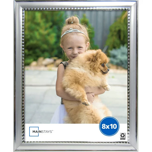 Mainstays 8" X 10" Silver Bead Photo Frame - 6 PC Set